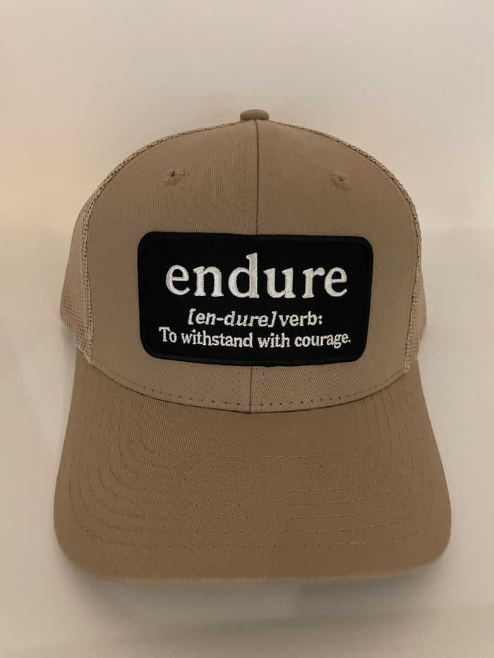 Tan Endure Trucker Hat