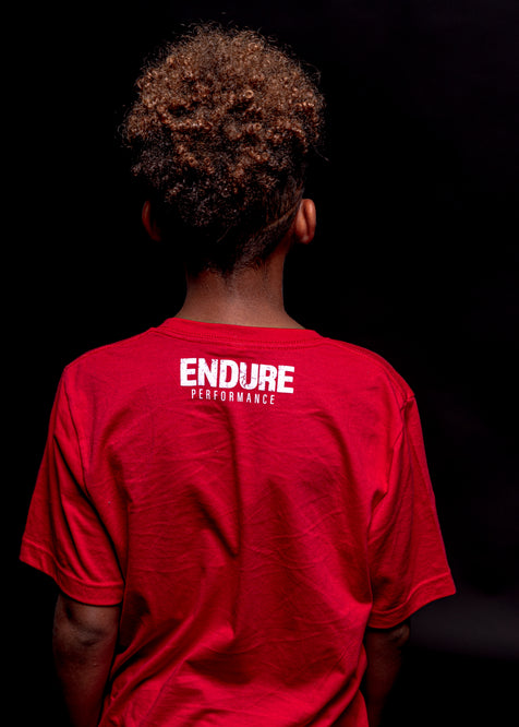 Endure Script T-shirt (Red)