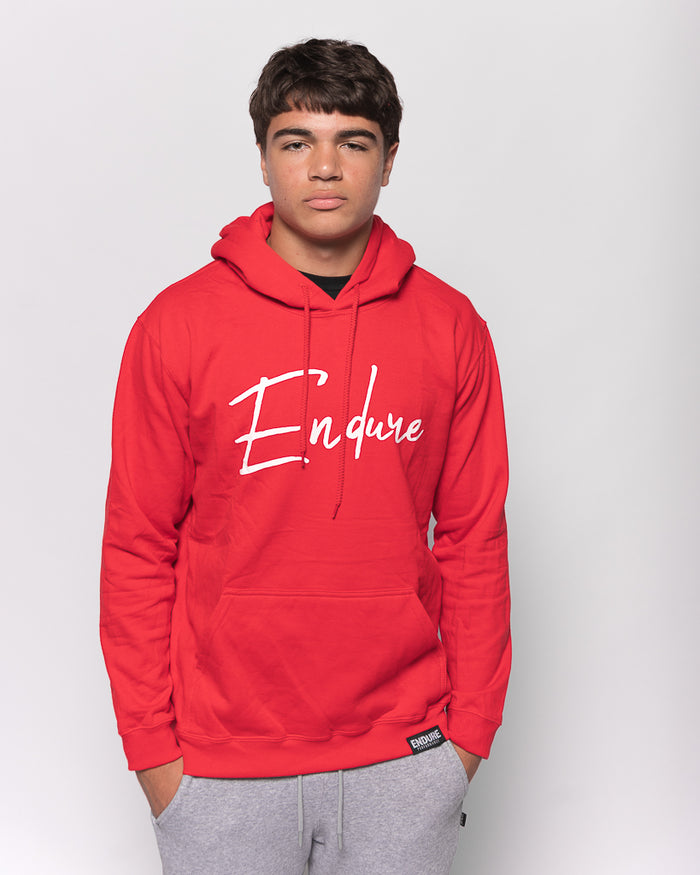 Endure Signature Hoodie (Red)