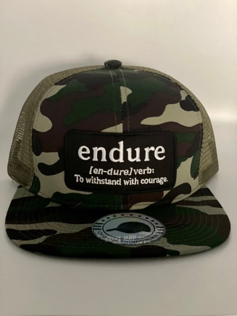 Green Camo Endure Trucker Hat