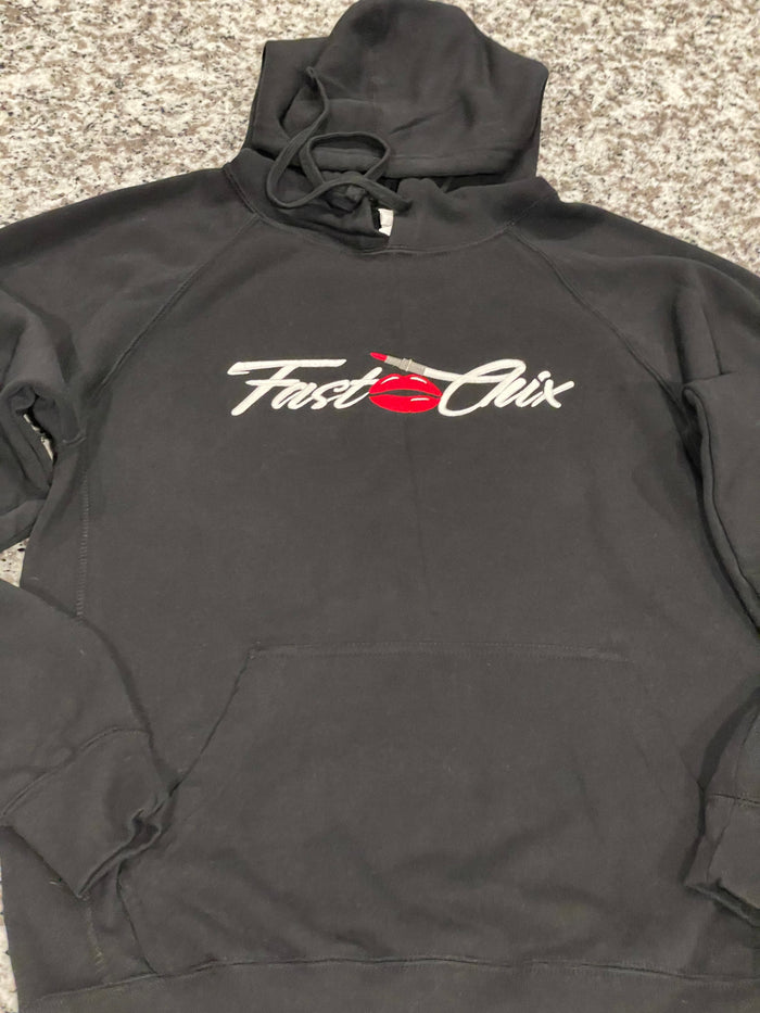 Fast Chix Embroidered Hoodie (Black)